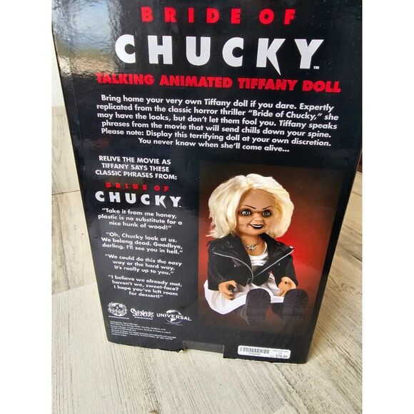 Spirit Bride Chucky talking NEW animated Tiffany doll large - Picture 7 of 8